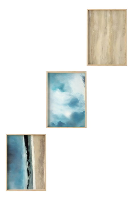 Wallity Huhu470 Pintura Decorativa en MDF con Marco (3 Piezas) 30 x 40 cm Wallity Huhu470 Pintura Decorativa en MDF con Marco (3 Piezas) 30 x 40 cm